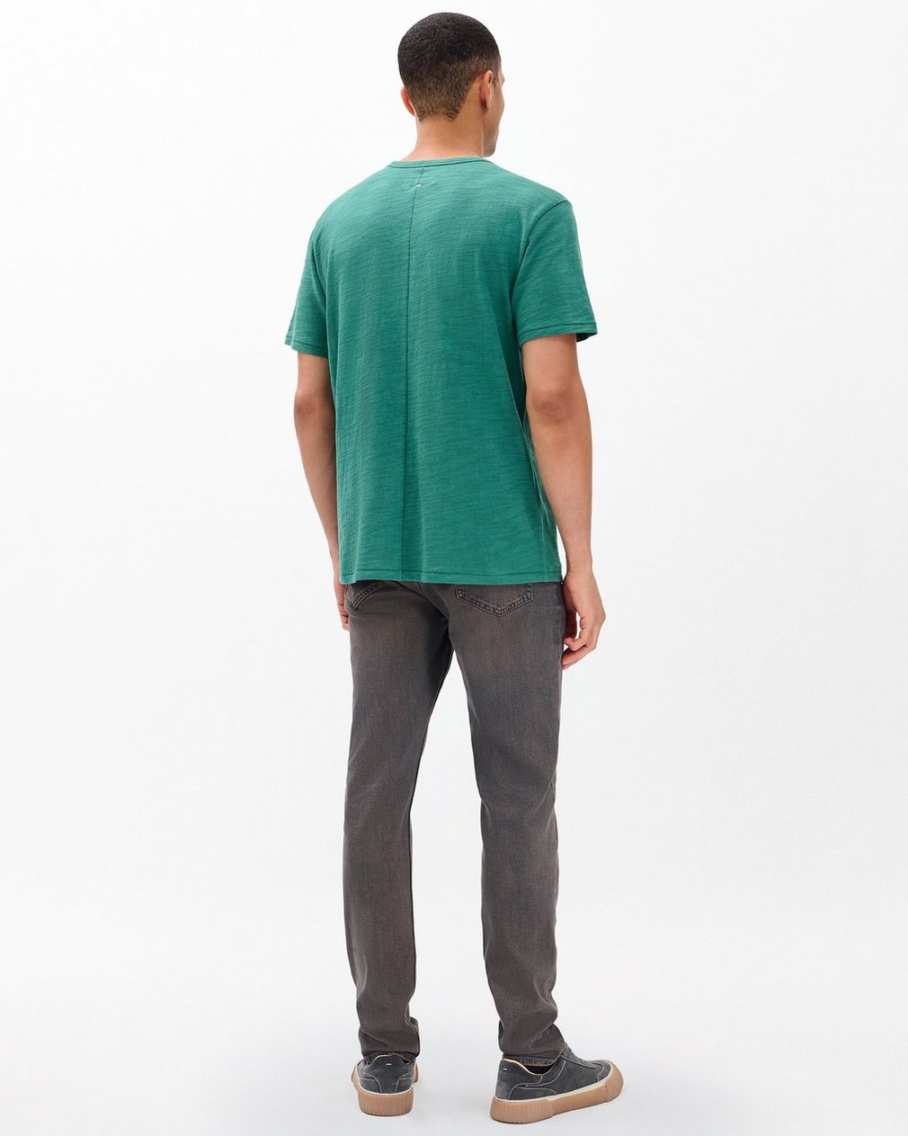 Sour Face Embroidered T Shirt Pine Forest - Image 6