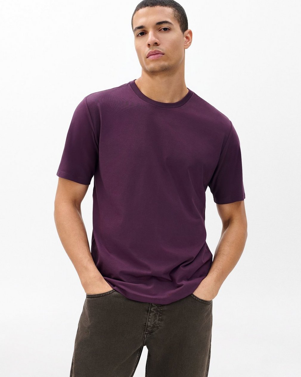 Tech Jersey T Shirt Faded Purple - Image 2