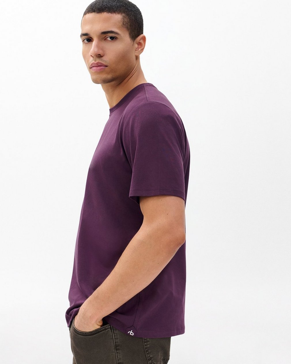 Tech Jersey T Shirt Faded Purple - Image 4