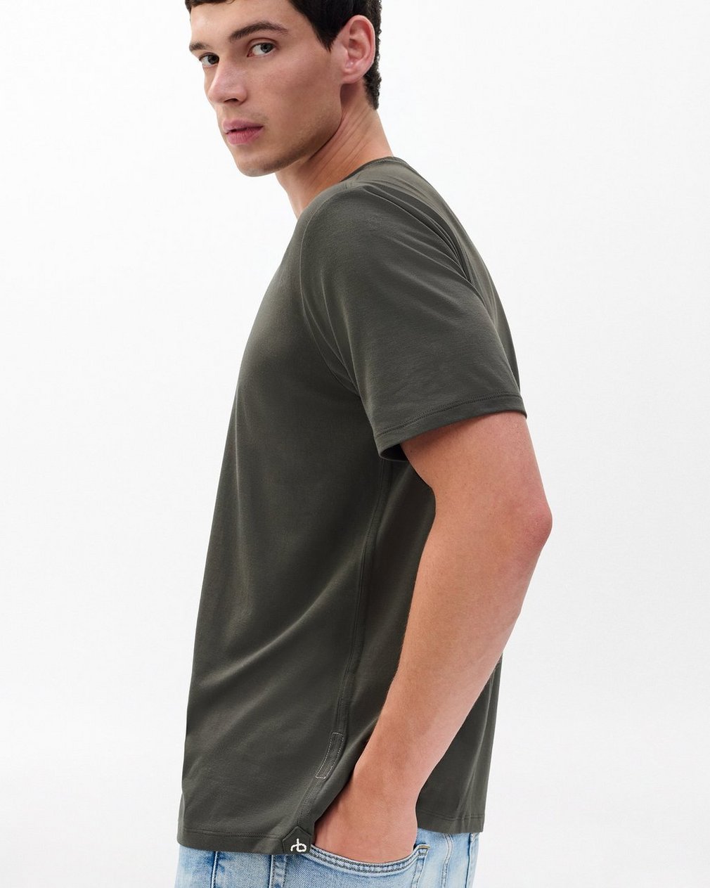 Tech Jersey T Shirt Dark Shadow - Image 4