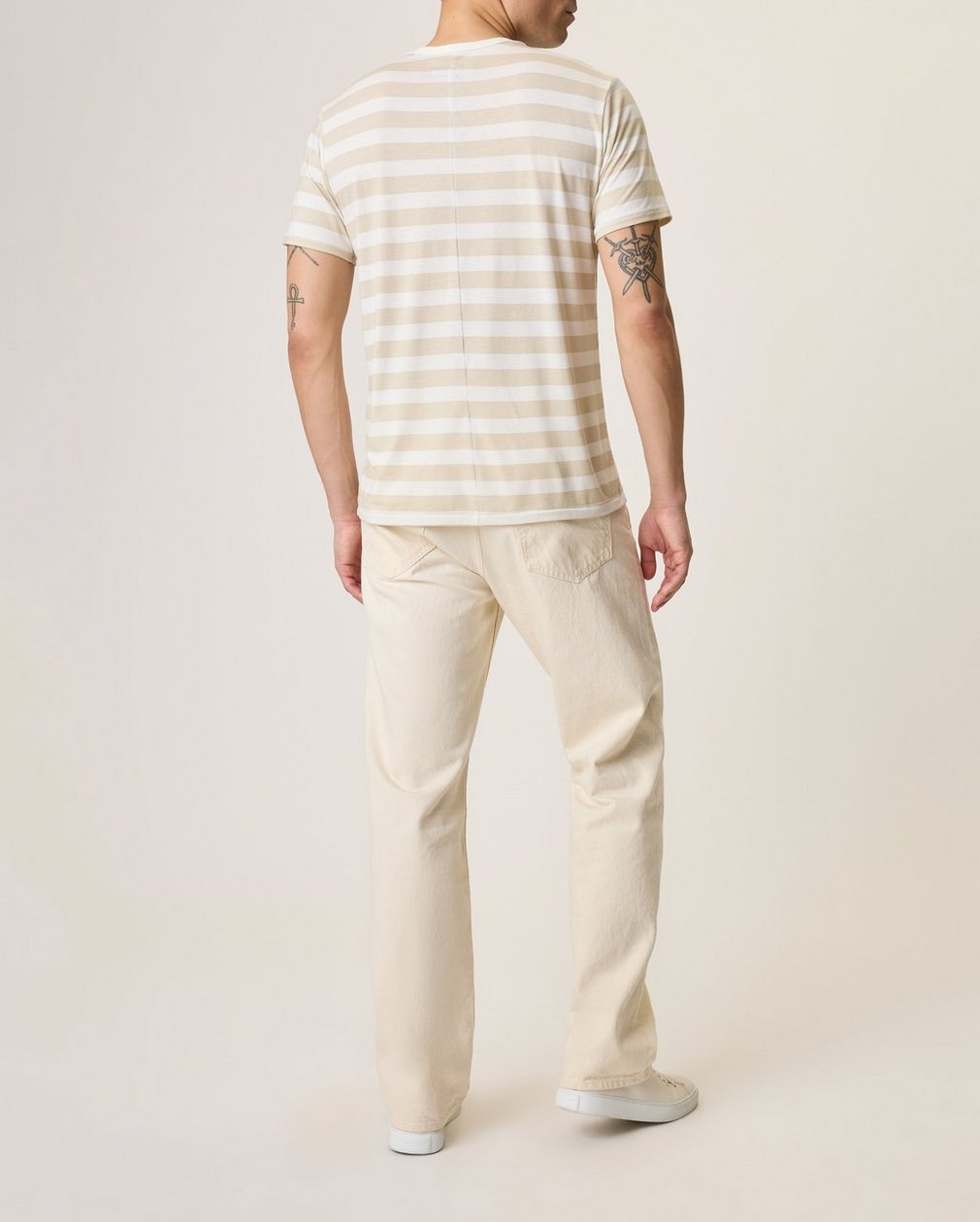 Jersey Short-Sleeve T Shirt Stork Stripe - Image 2