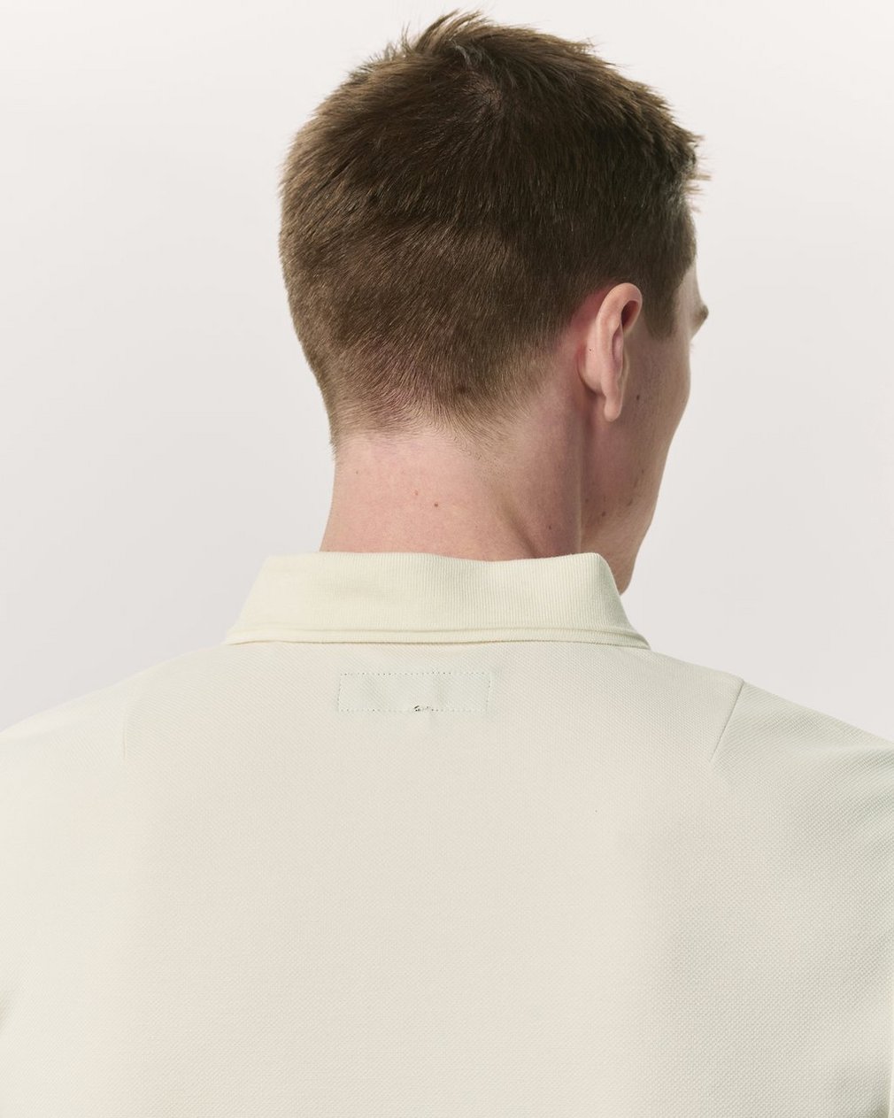 Tech Stretch Piqu?? Polo Chalk - Image 6