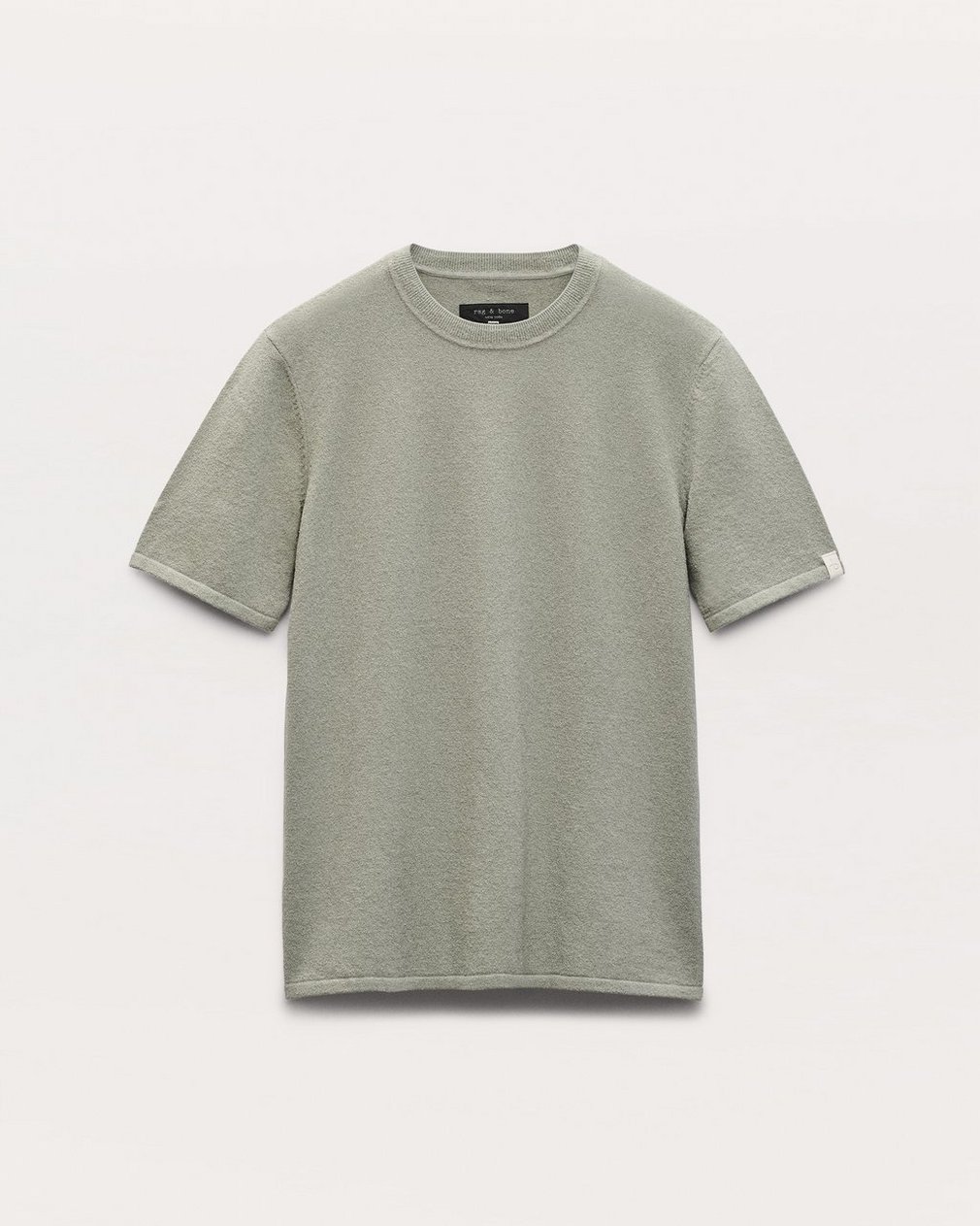 Zuma Knit T Shirt Leaf Grey