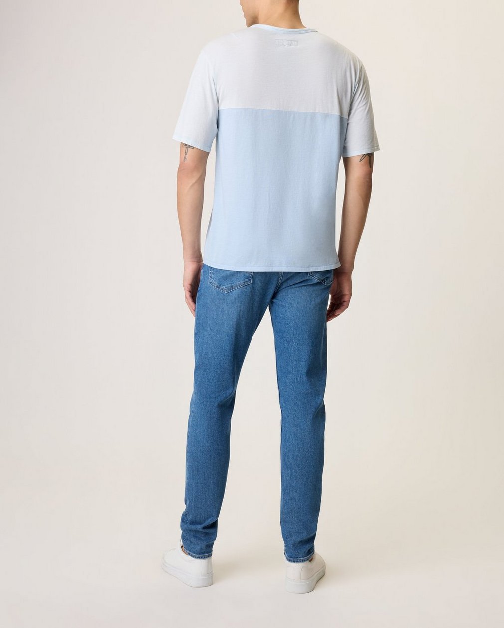 Lawrence Colorblock T Shirt Blue Multi - Image 2