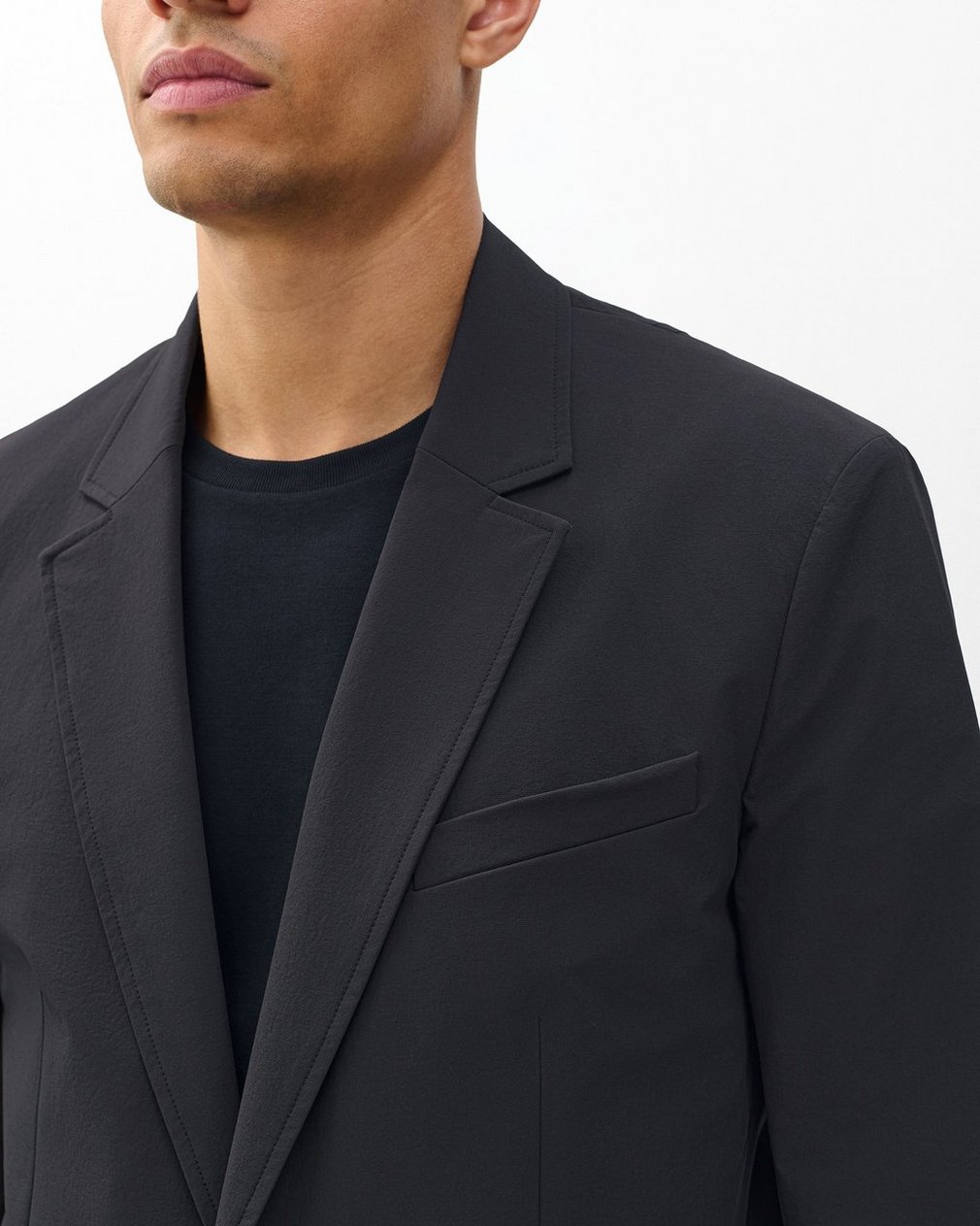 Butler Stretch Nylon Blazer Black - Image 5