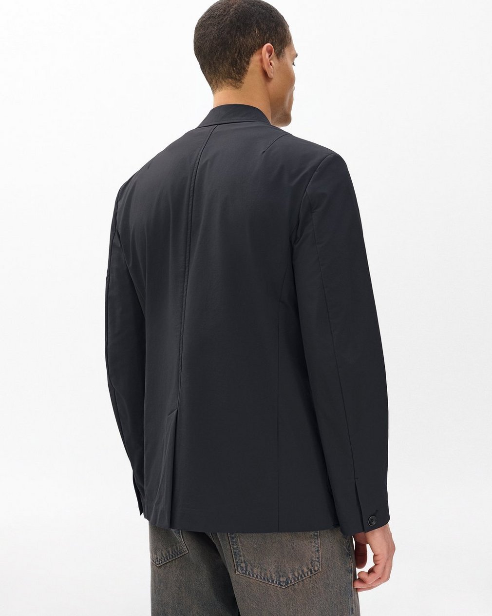 Butler Stretch Nylon Blazer Black - Image 6