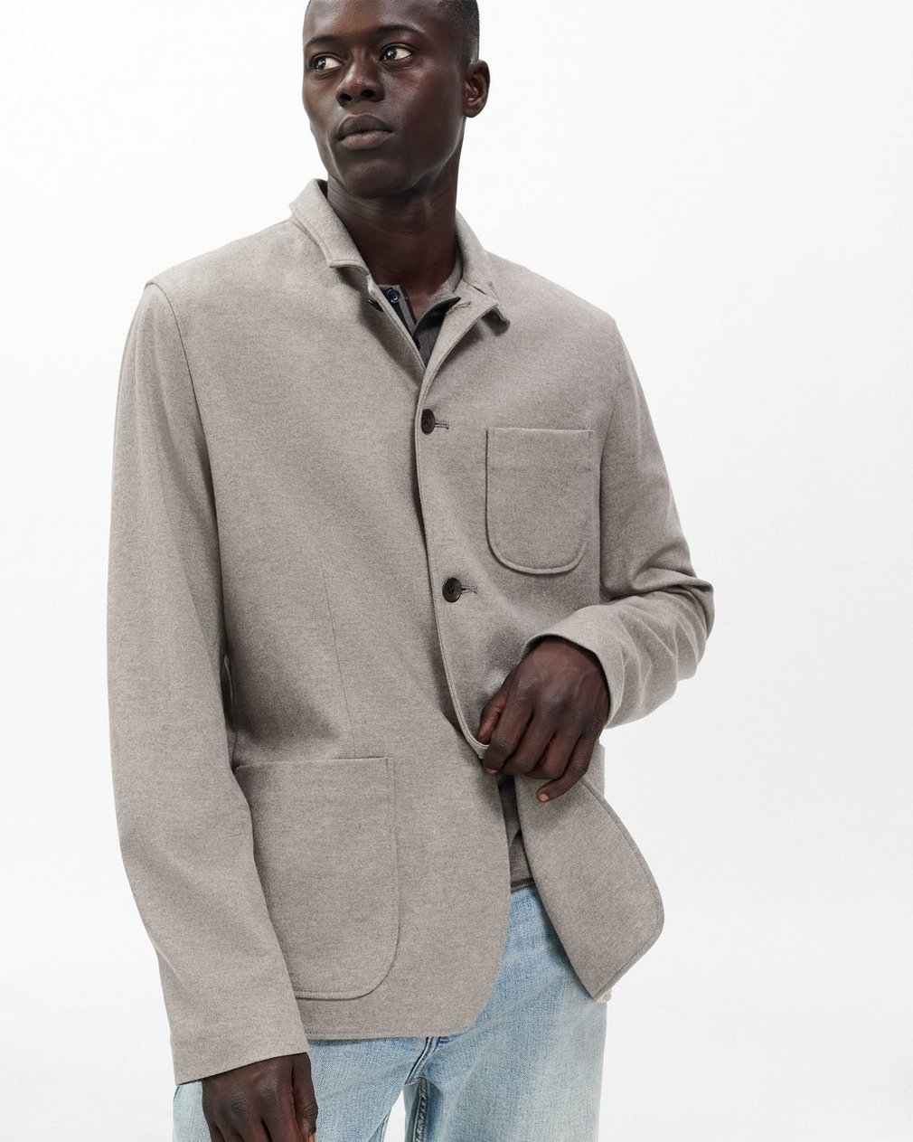 Prospect Knit Blazer Mink