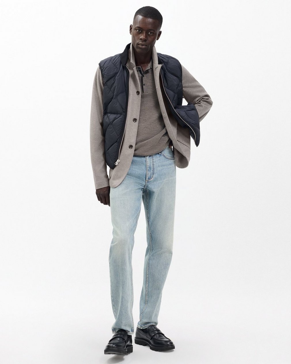 Prospect Knit Blazer Mink - Image 3