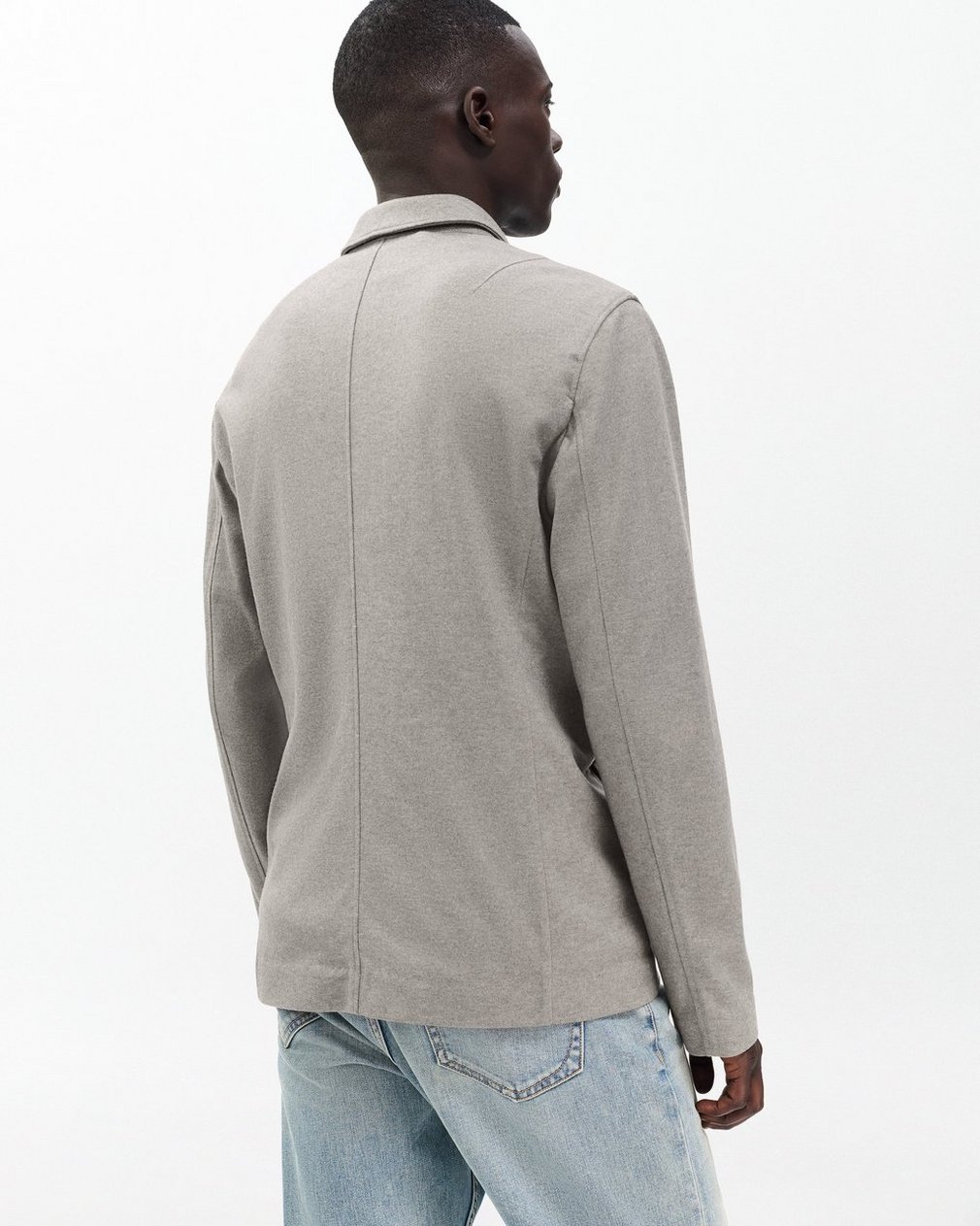 Prospect Knit Blazer Mink - Image 6