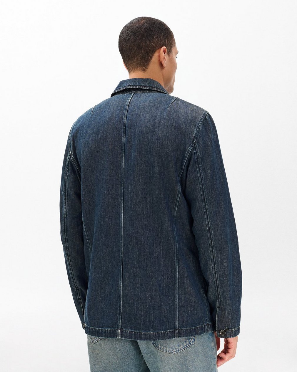 Evan Denim Chore Jacket Indigo - Image 6