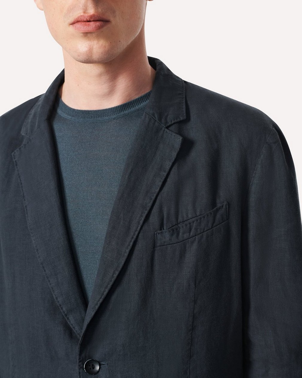 Butler Linen Blazer Black - Image 4