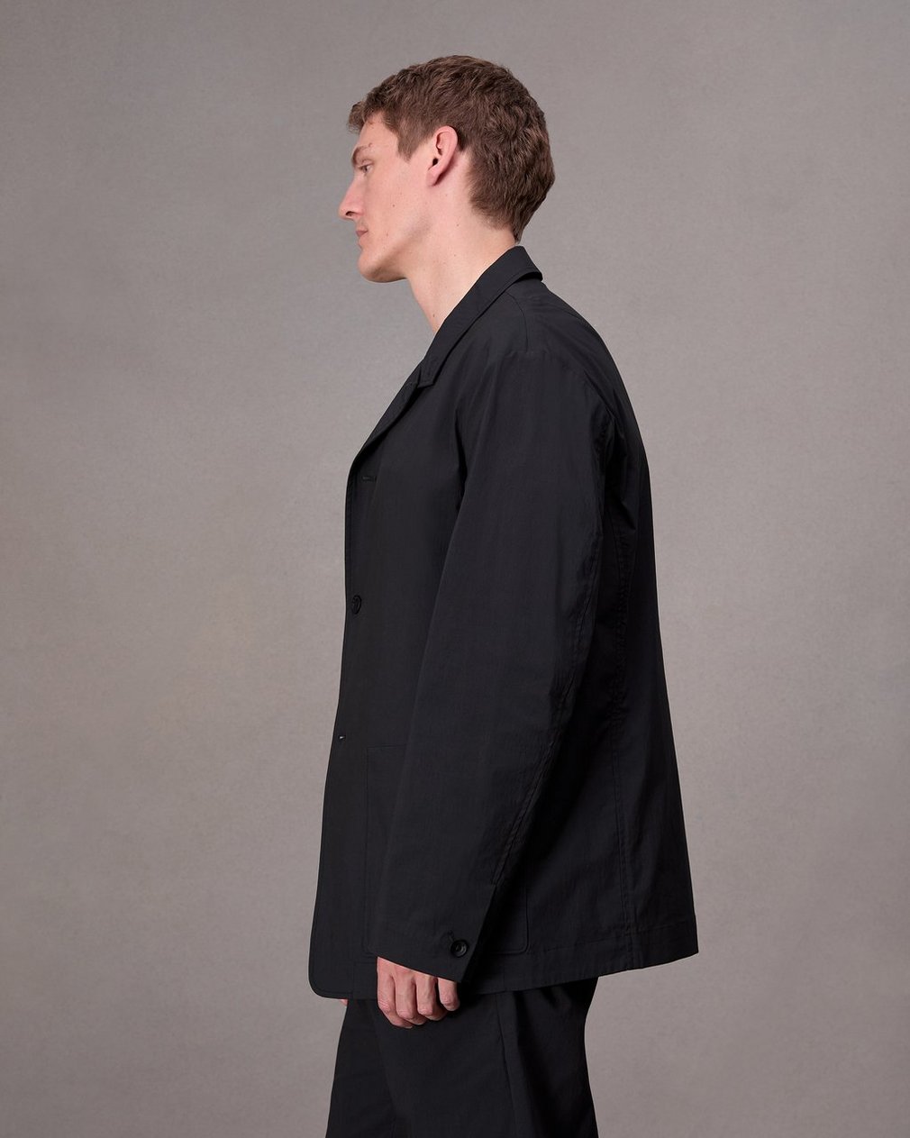 Gramercy Cotton Blazer Black - Image 4