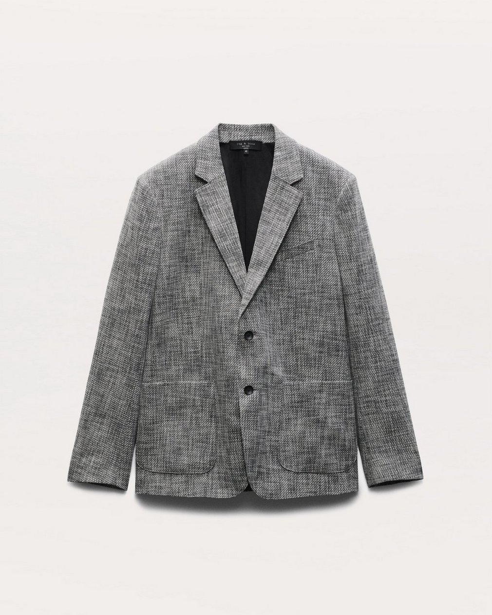 Butler Italian Tweed Patch Pocket Blazer Navy Multi - Image 2