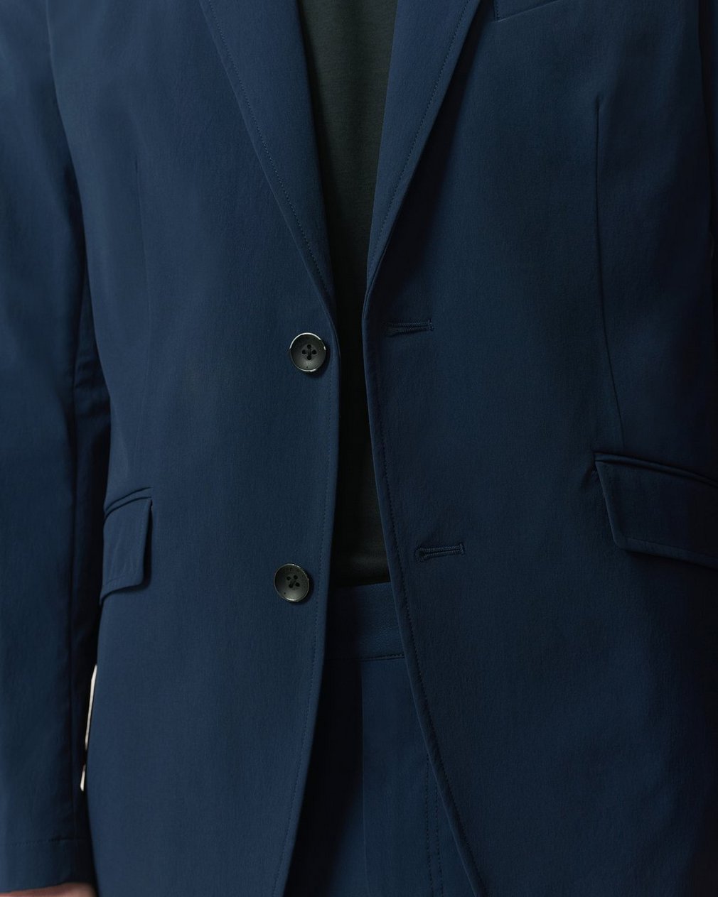 Butler Stretch Nylon Blazer Navy - Image 3