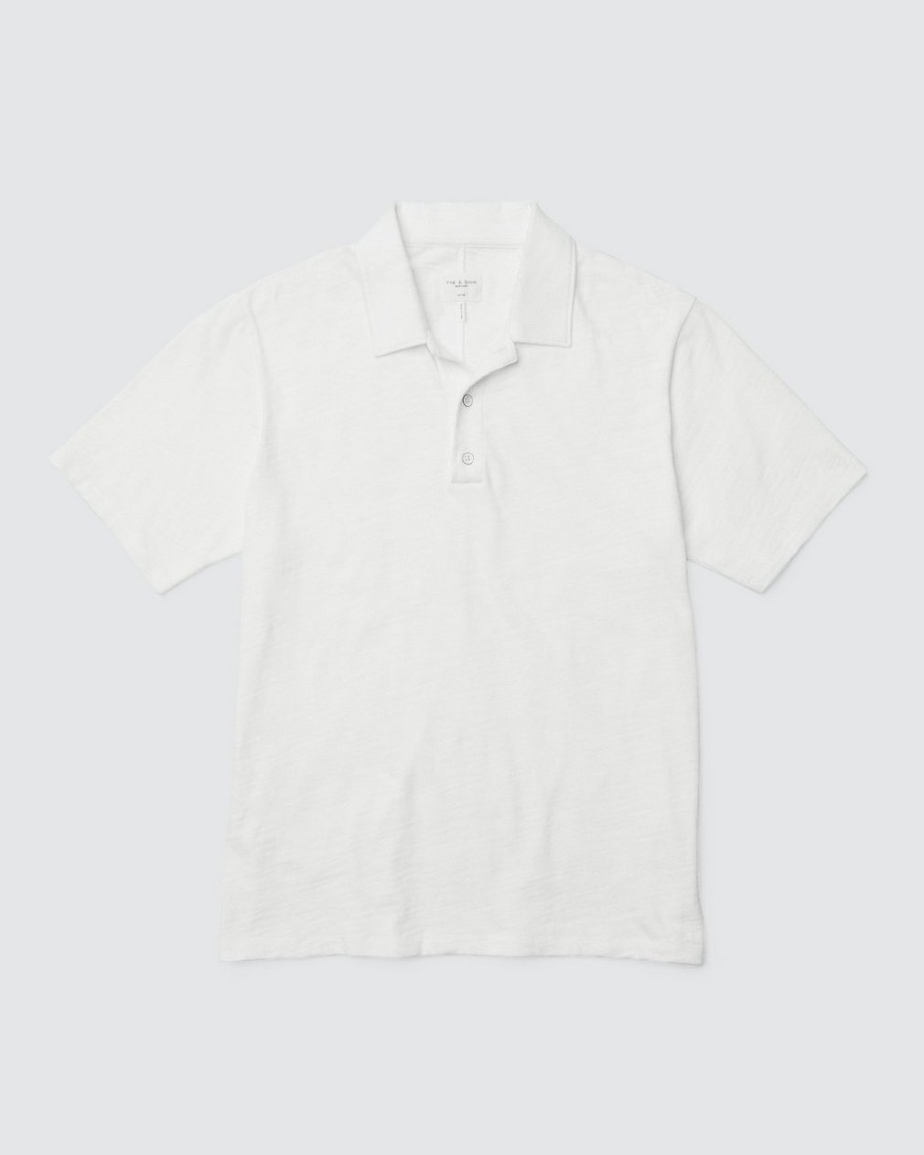 Classic Flame Polo Shirt White - Image 2