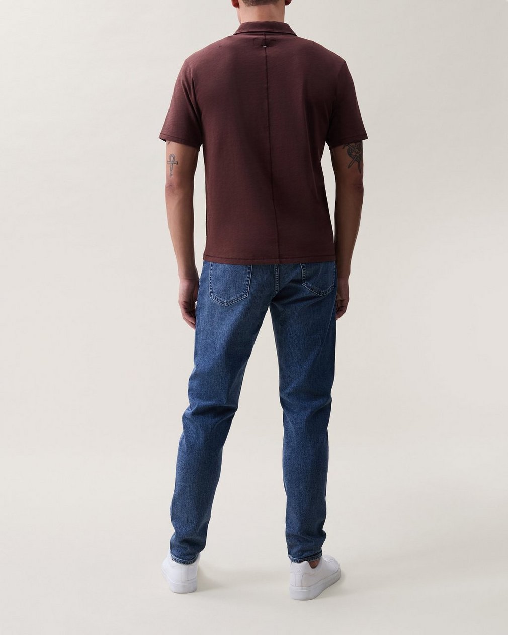 Classic Slub Cotton Polo Espresso - Image 2