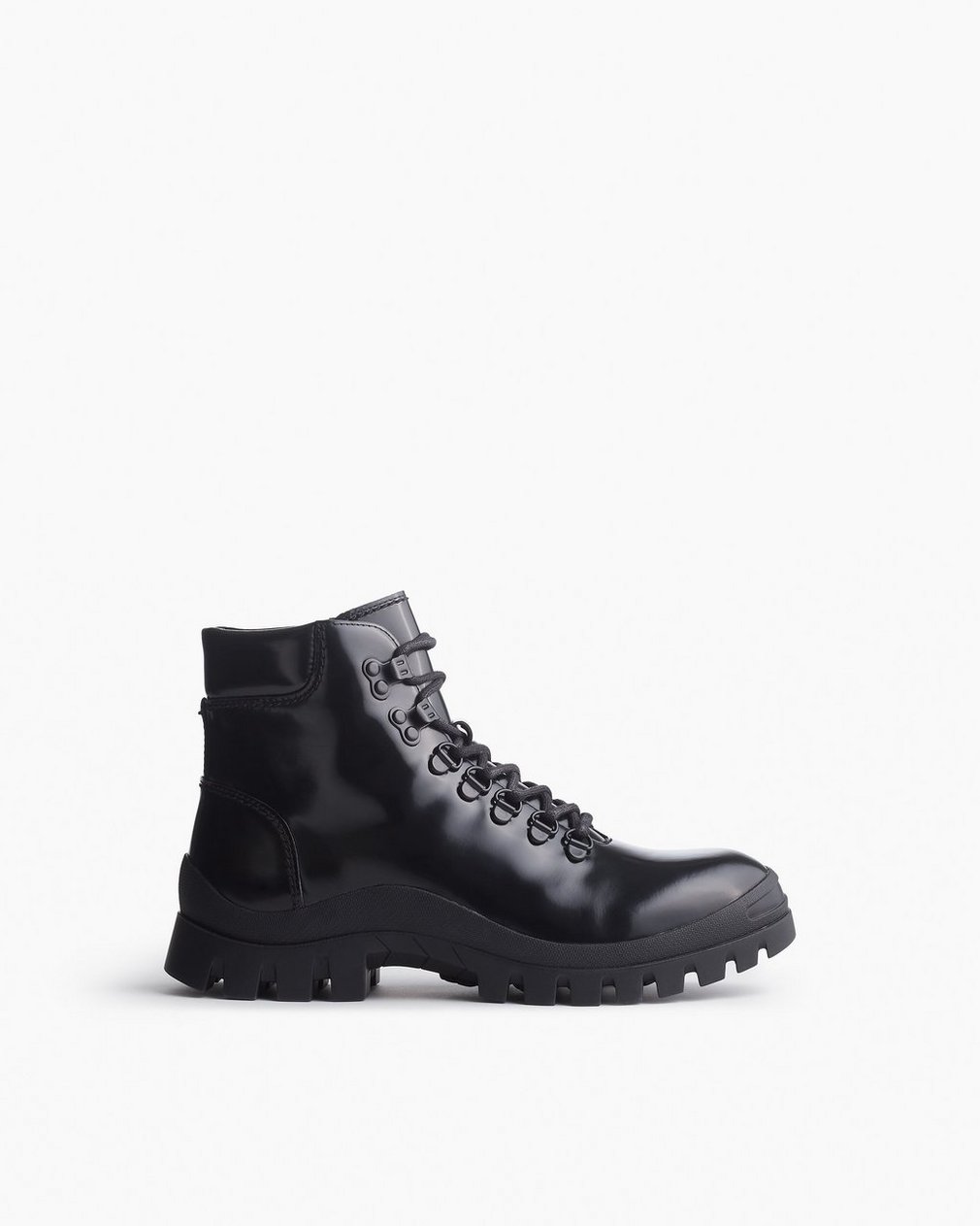 Stanton Leather Hiking Boots Black