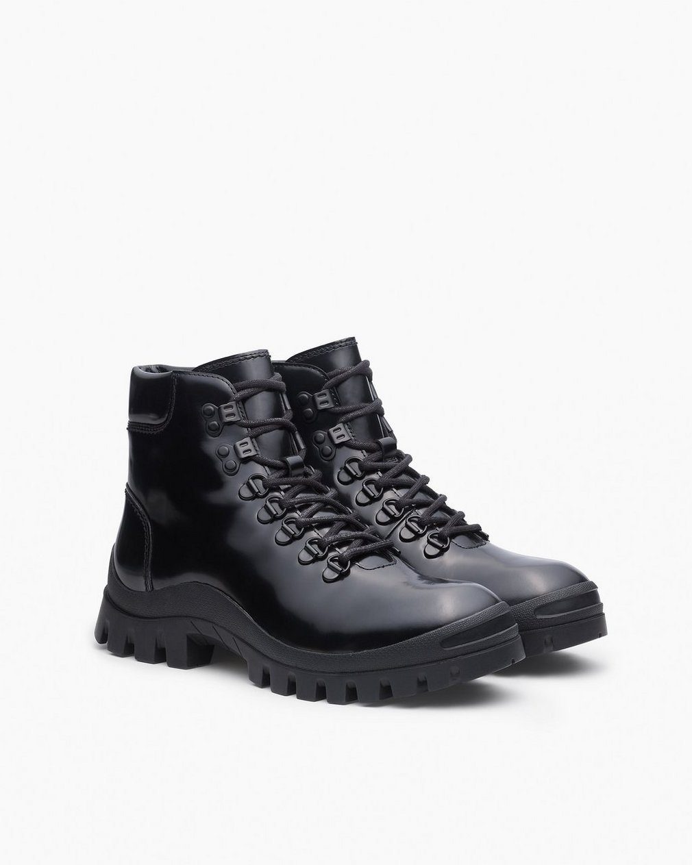 Stanton Leather Hiking Boots Black - Image 4