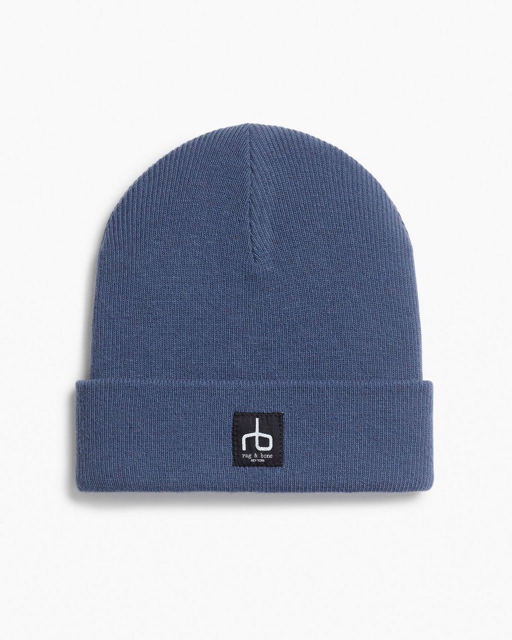 Evan Beanie Worn Indigo