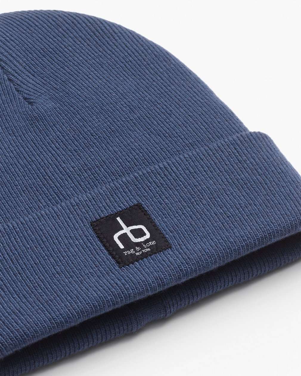 Evan Beanie Worn Indigo - Image 3
