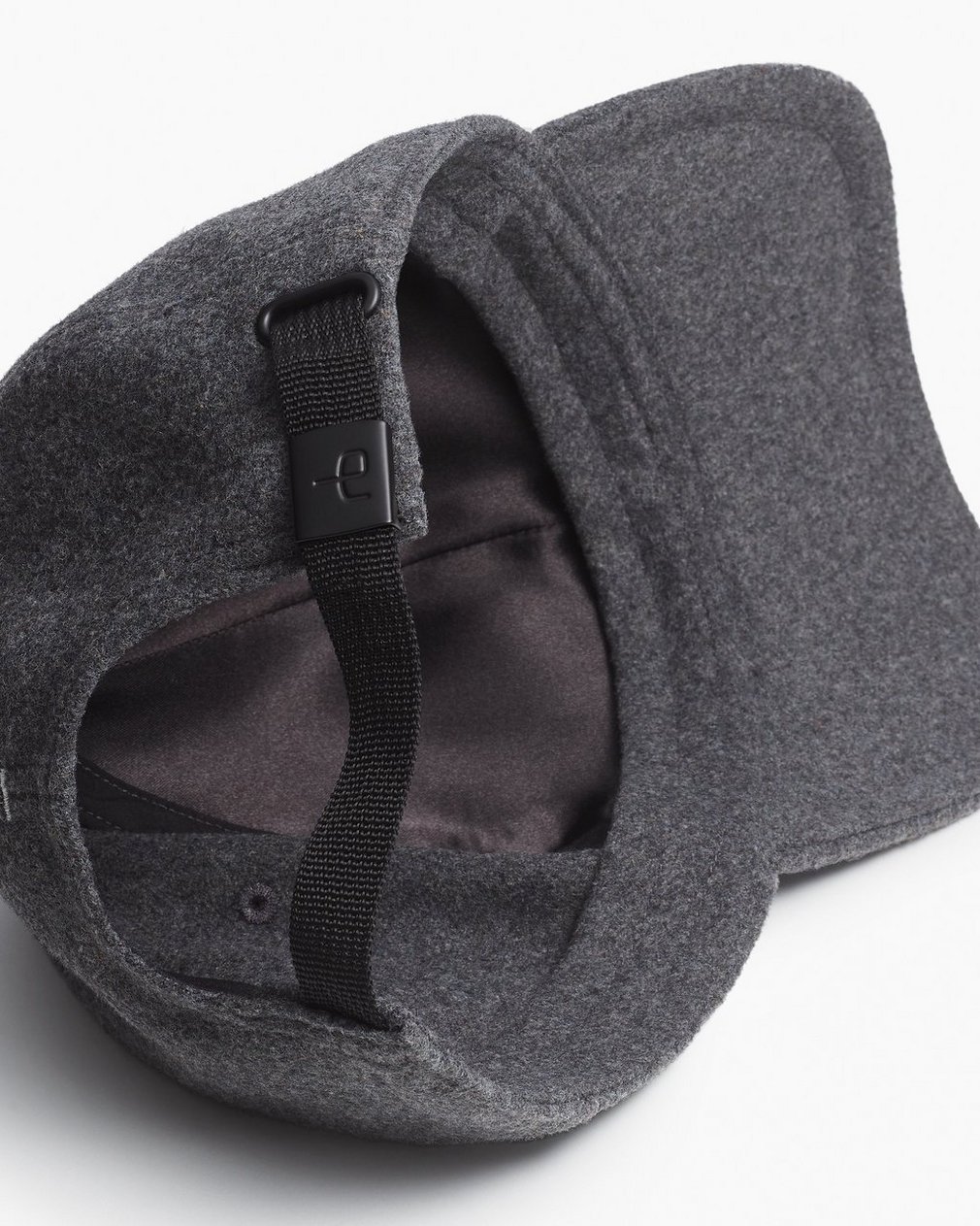 Miles Wool-Blend Baseball Cap Gray Wool - Image 2