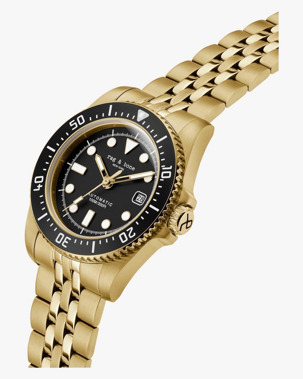 Rowan Automatic Bracelet Watch, 42mm Gold - Image 4