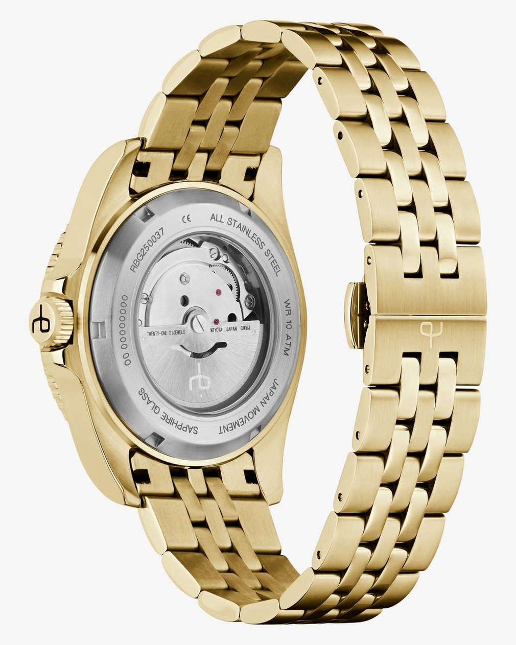 Rowan Automatic Bracelet Watch, 42mm Gold - Image 6