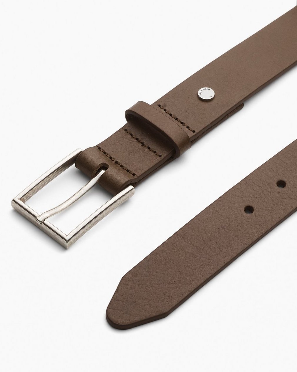 Parker Leather Belt Olive - Image 3