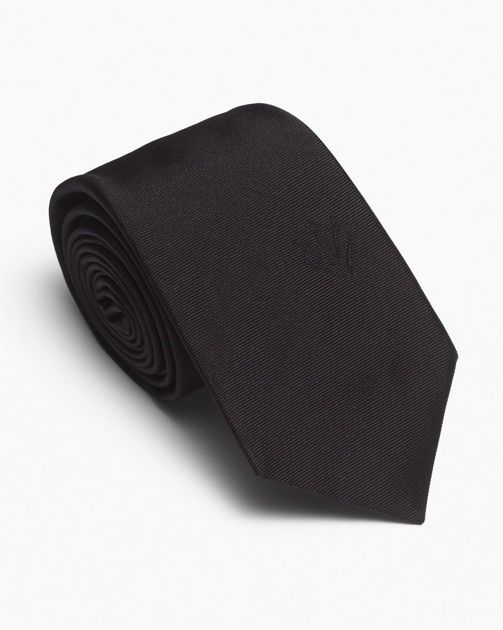 rb Silk Tie Black