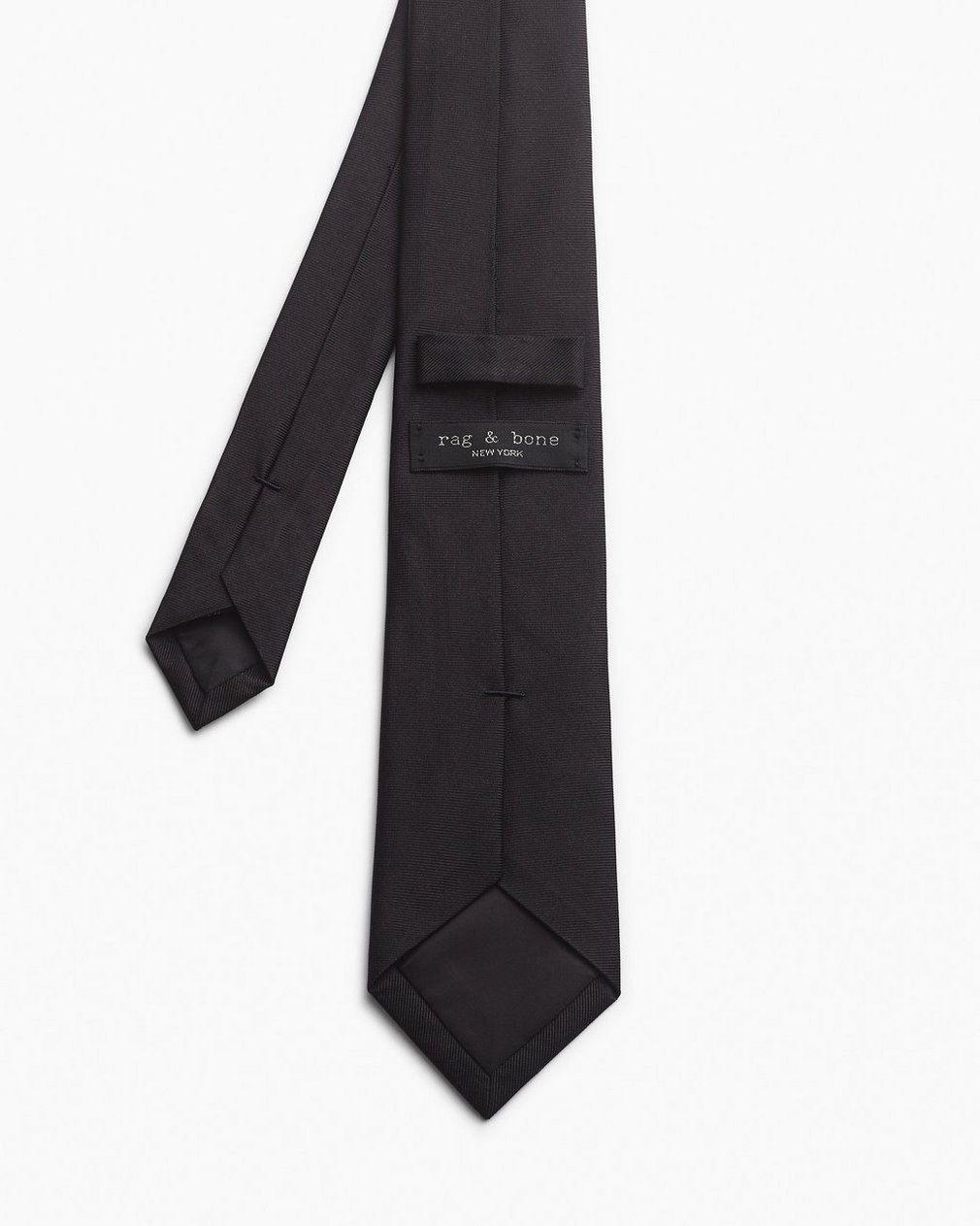 rb Silk Tie Black - Image 3