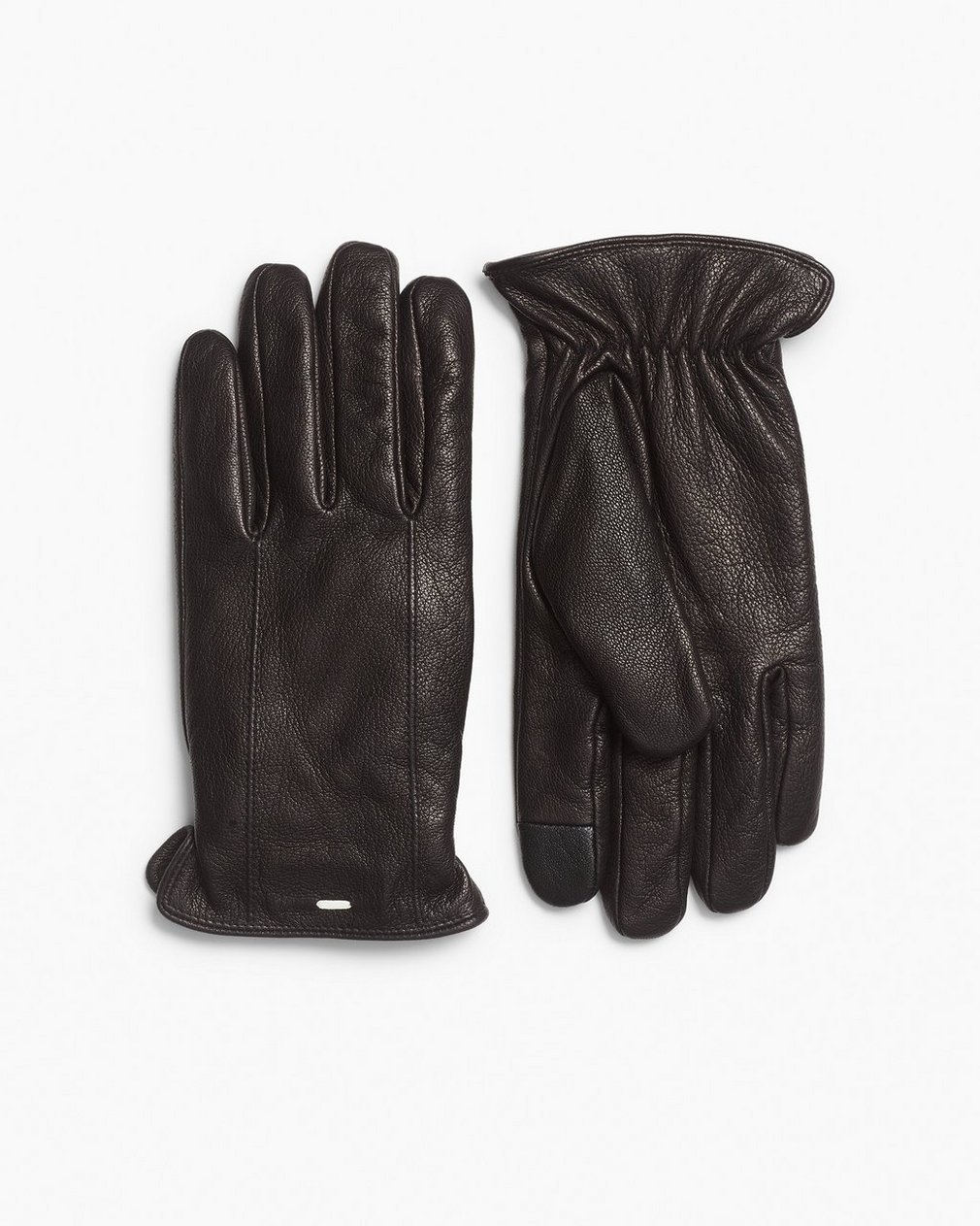 Evan Leather Gloves Black