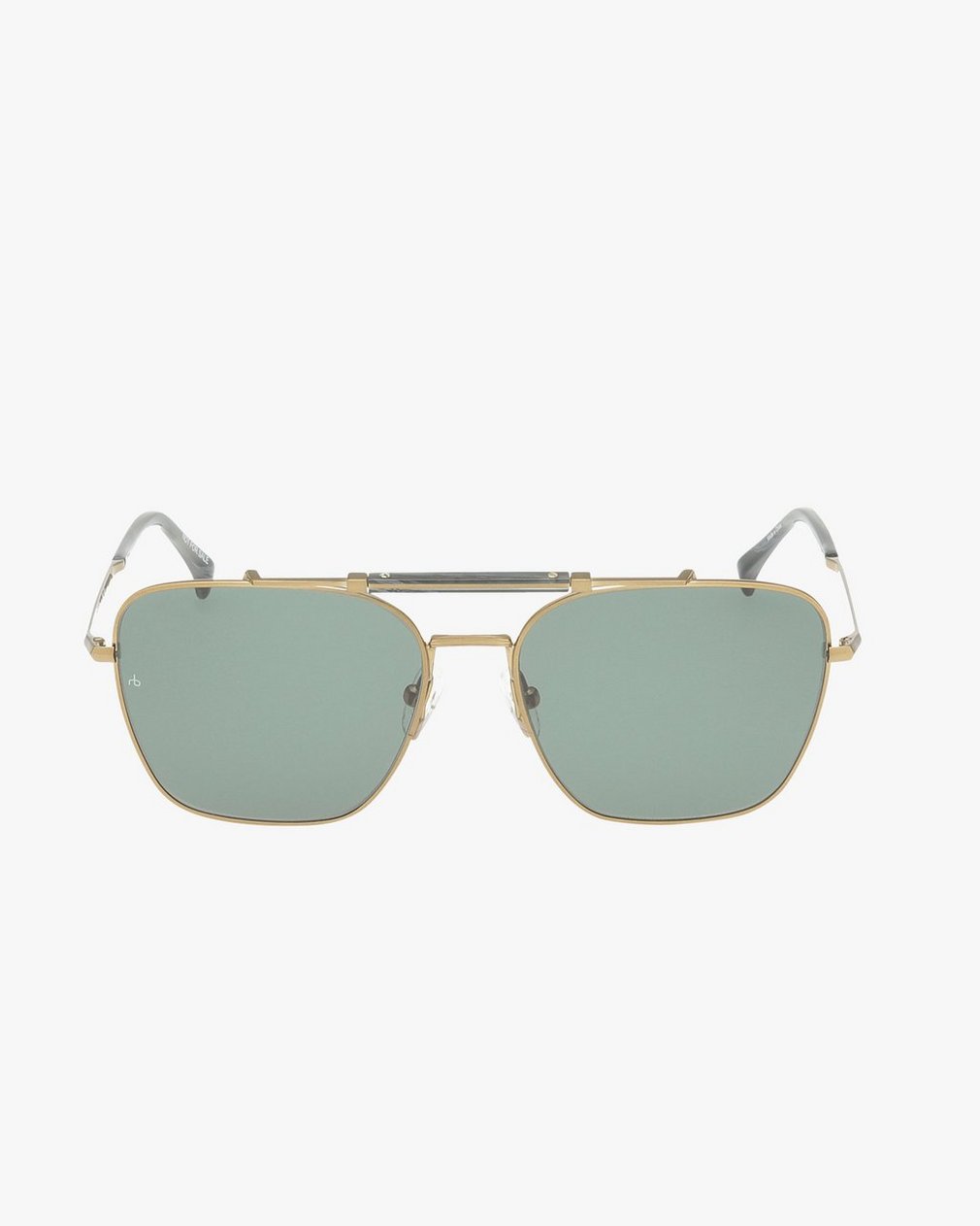 Ryan Square Aviator Sunglasses Bronze Olive